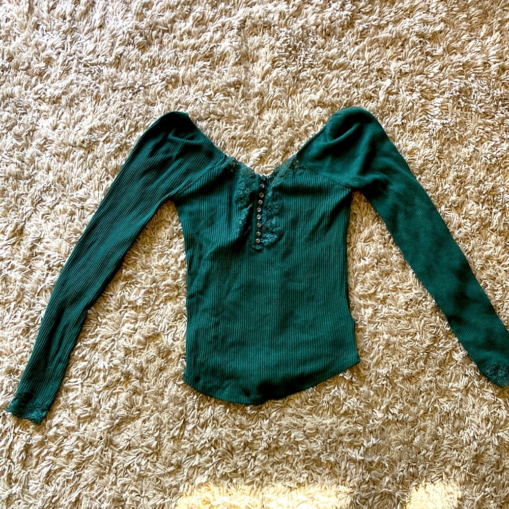 Free People Long Sleeve Knit Top - M